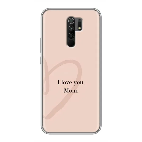 Чехол с принтом «Сердце маме» для Xiaomi Redmi 9 Чехол с принтом «Сердце маме» для Xiaomi Redmi 9