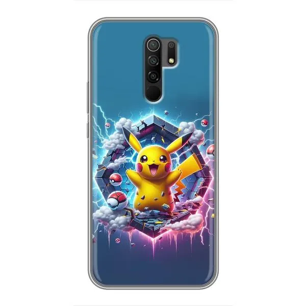 Чехол с принтом «Лого Пикачу» для Xiaomi Redmi 9