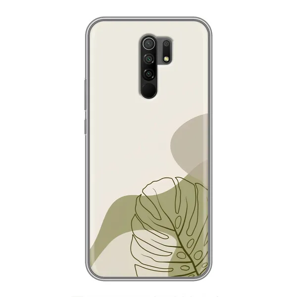 Чехол с принтом «Зеленая монстера дизайн» для Xiaomi Redmi 9 Чехол с принтом «Зеленая монстера дизайн» для Xiaomi Redmi 9