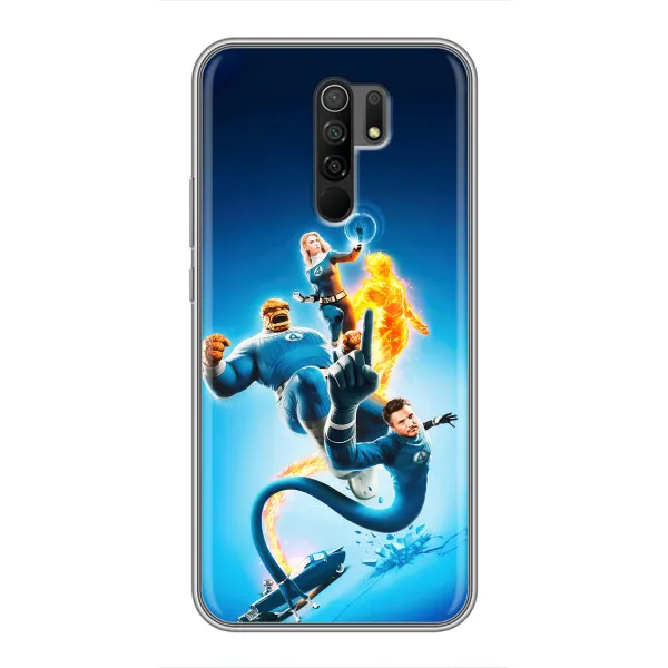 Чехол с принтом «Герои Фантастическая Четверка» для Xiaomi Redmi 9 Чехол с принтом «Герои Фантастическая Четверка» для Xiaomi Redmi 9