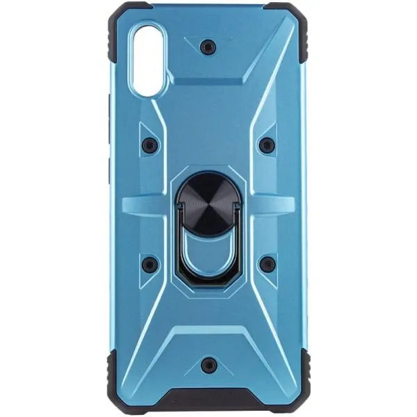 Ударопрочный чехол Pathfinder Ring для Xiaomi Redmi 9A — Голубой — фото 1 Ударопрочный чехол Pathfinder Ring для Xiaomi Redmi 9A — Голубой — фото 1