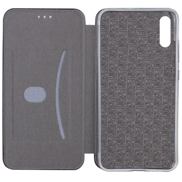 Кожаный чехол-книжка Classy для Xiaomi Redmi 9A — Темно-синий — фото 2