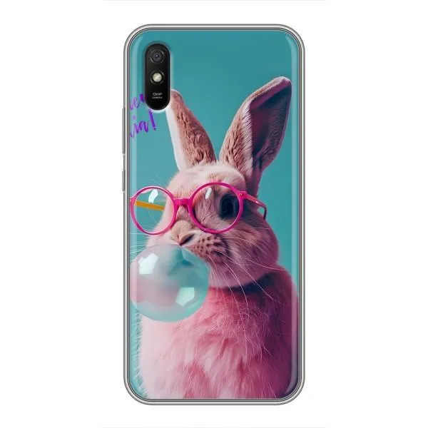 Чехол с принтом «Кролик в очках» для Xiaomi Redmi 9A Чехол с принтом «Кролик в очках» для Xiaomi Redmi 9A