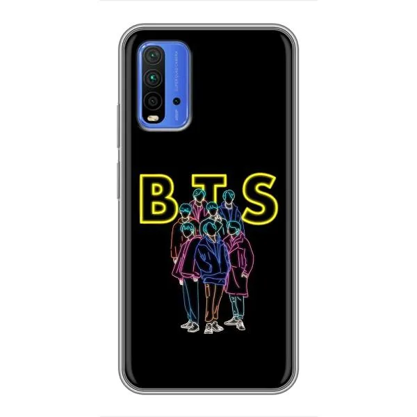 Чехол с принтом «BTS стайл» для Xiaomi Redmi 9T