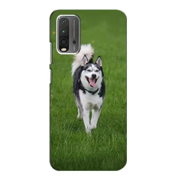 Чехол с принтом «Радостный Хаски» для Xiaomi Redmi 9T