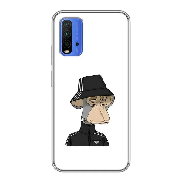 Чехол с принтом «обезьяна NFT Adidas» для Xiaomi Redmi 9T