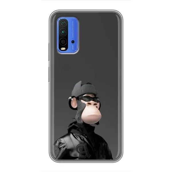 Чехол с принтом «стильная обезьяна NFT» для Xiaomi Redmi 9T