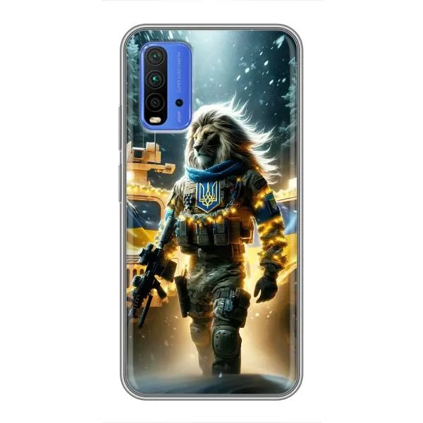 Чехол с принтом «ЛЕВ ЗСУ» для Xiaomi Redmi 9T Чехол с принтом «ЛЕВ ЗСУ» для Xiaomi Redmi 9T