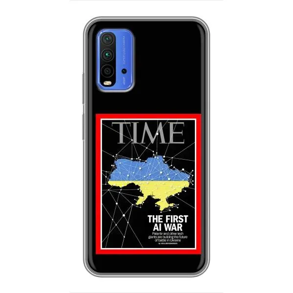 Чехол с принтом «TIME Ukraine» для Xiaomi Redmi 9T Чехол с принтом «TIME Ukraine» для Xiaomi Redmi 9T
