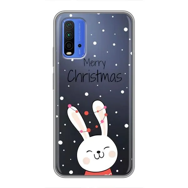 Чехол с принтом «Рождественский заяц» для Xiaomi Redmi 9T Чехол с принтом «Рождественский заяц» для Xiaomi Redmi 9T
