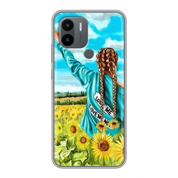 Чехол с принтом «Украиночка» для Xiaomi Redmi A1 Plus