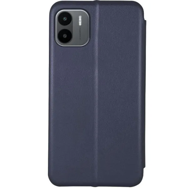 Шкіряний чохол-книжка Classy для Xiaomi Redmi A1 / A2 — Темно-синій — фото 2