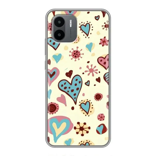 Чехол с принтом «Сердечки» для Xiaomi Redmi A1