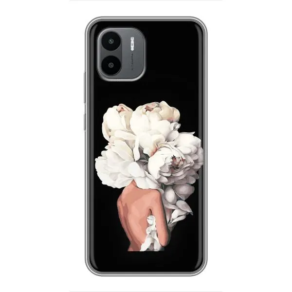 Чехол с принтом «Белые цветы» для Xiaomi Redmi A2 Чехол с принтом «Белые цветы» для Xiaomi Redmi A2