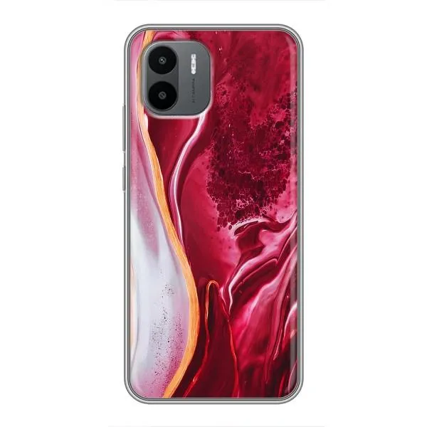 Чехол с принтом «Мрамор красный» для Xiaomi Redmi A2