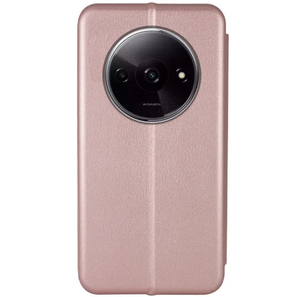 Кожаный чехол-книжка Classy для Xiaomi Redmi A3 — Rose Gold — фото 2 Кожаный чехол-книжка Classy для Xiaomi Redmi A3 — Rose Gold — фото 2