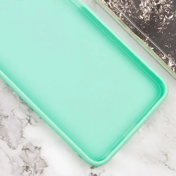 Силиконовый чехол Candy Full Camera для Xiaomi Redmi A3 — Зеленый — фото 3