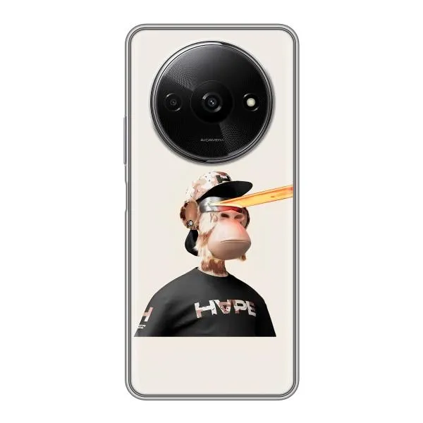Чохол з принтом «мавпа NFT в окулярах» для Xiaomi Redmi A3 Чохол з принтом «мавпа NFT в окулярах» для Xiaomi Redmi A3