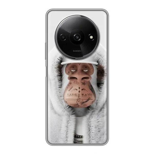 Чохол з принтом «мавпа NFT в тату» для Xiaomi Redmi A3 Чохол з принтом «мавпа NFT в тату» для Xiaomi Redmi A3