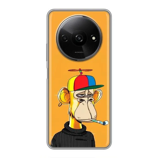 Чохол з принтом «Нудна мавпа NFT» для Xiaomi Redmi A3 Чохол з принтом «Нудна мавпа NFT» для Xiaomi Redmi A3