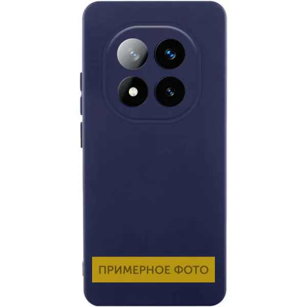 Чехол Silicone Cover Lakshmi Full Camera (AAA) для Xiaomi Redmi A5 / Poco C71 — Темно-синий — фото 5 Чехол Silicone Cover Lakshmi Full Camera (AAA) для Xiaomi Redmi A5 / Poco C71 — Темно-синий — фото 5
