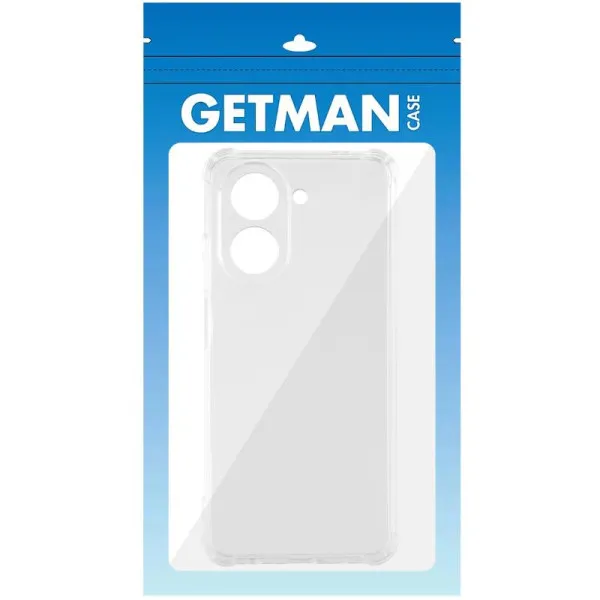 TPU чехол GETMAN Ease logo усиленные углы Full Camera для Xiaomi Redmi A5 / Poco C71 — Прозрачный — фото 5 TPU чехол GETMAN Ease logo усиленные углы Full Camera для Xiaomi Redmi A5 / Poco C71 — Прозрачный — фото 5