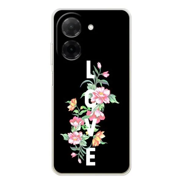 Чехол с принтом «Цветы LOVE» для Xiaomi Redmi A5 (EU)