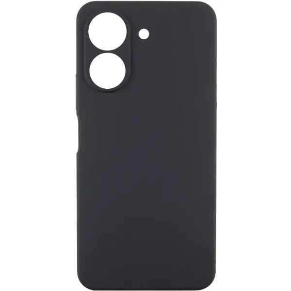 Чехол TPU GETMAN Liquid Silk Full Camera для Xiaomi Redmi A7 Pro 4G / Poco C81 — Черный — фото 1
