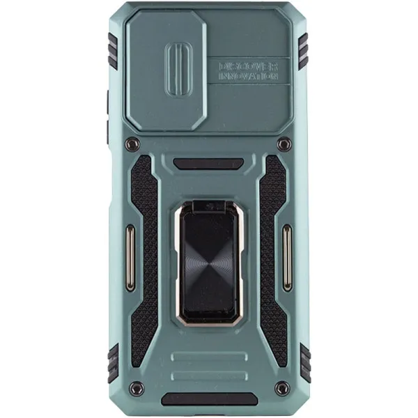 Ударопрочный чехол Camshield Army Ring для Xiaomi Redmi A7 Pro 4G / Poco C81 / C81 Pro — Зеленый — фото 2