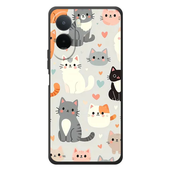 Чехол с принтом «Коллаж котов» для Xiaomi Redmi A7 Pro