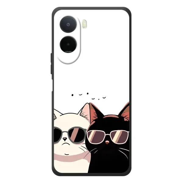 Чехол с принтом «Коты в очках» для Xiaomi Redmi A7 Pro