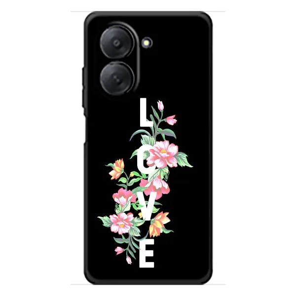 Чохол з принтом «Квіти LOVE» для Xiaomi Redmi A7
