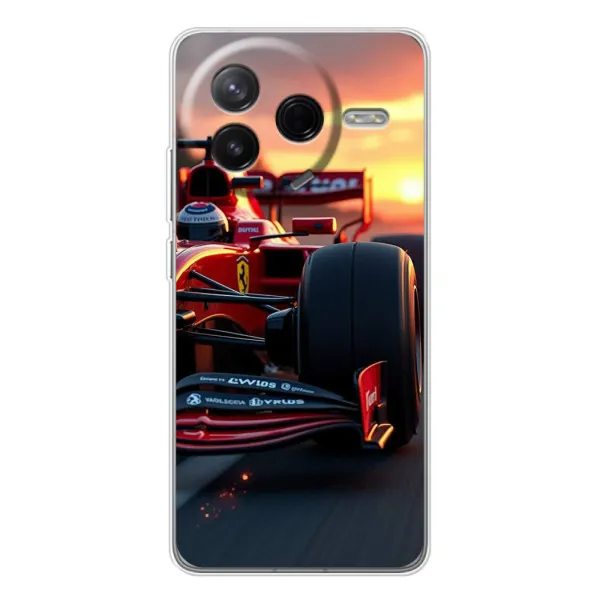 Чехол с принтом «Макларен на закате» для Xiaomi Redmi K80 Ultra