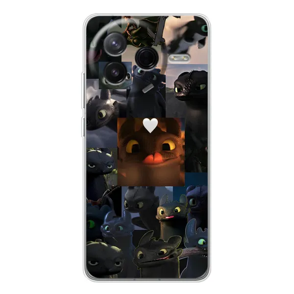 Чехол с принтом «Дракон коллаж» для Xiaomi Redmi K80 Ultra Чехол с принтом «Дракон коллаж» для Xiaomi Redmi K80 Ultra