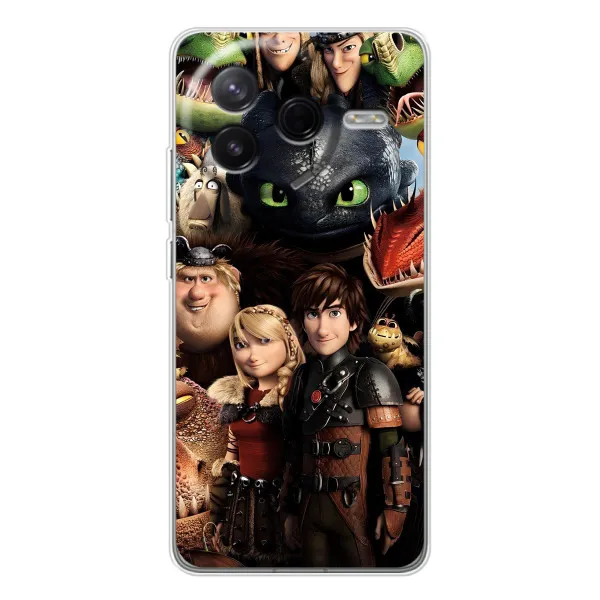 Чехол с принтом «Персонажи дракона» для Xiaomi Redmi K80 Ultra Чехол с принтом «Персонажи дракона» для Xiaomi Redmi K80 Ultra