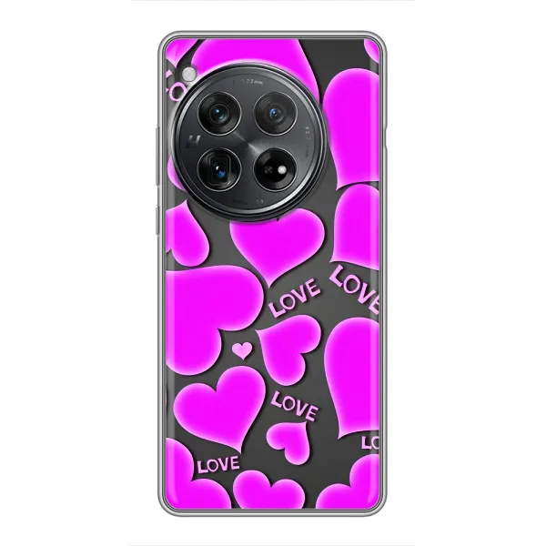 Чехол с принтом «Pink hearts» для Xiaomi Redmi K80