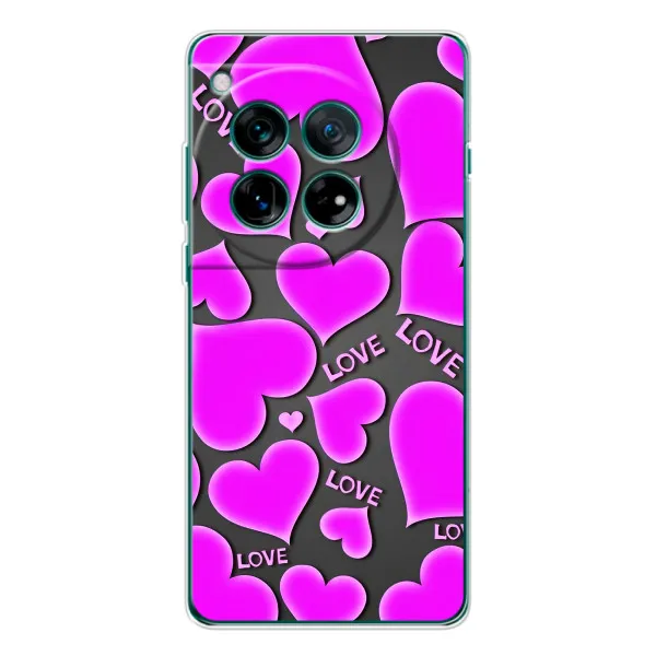 Чохол з принтом «Pink hearts» для Xiaomi Redmi K90 Pro Max