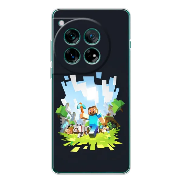 Чохол з принтом «персонажі Minecraft» для Xiaomi Redmi K90 Pro Max