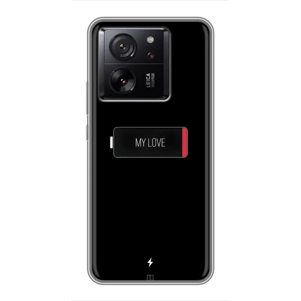 Чохол з принтом «Love battery» для Xiaomi Redmi K90