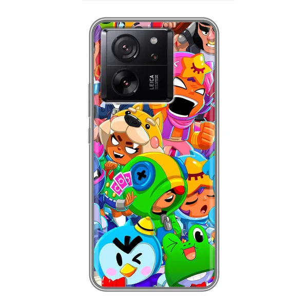 Чехол с принтом «герои Бравл Старс» для Xiaomi Redmi K90