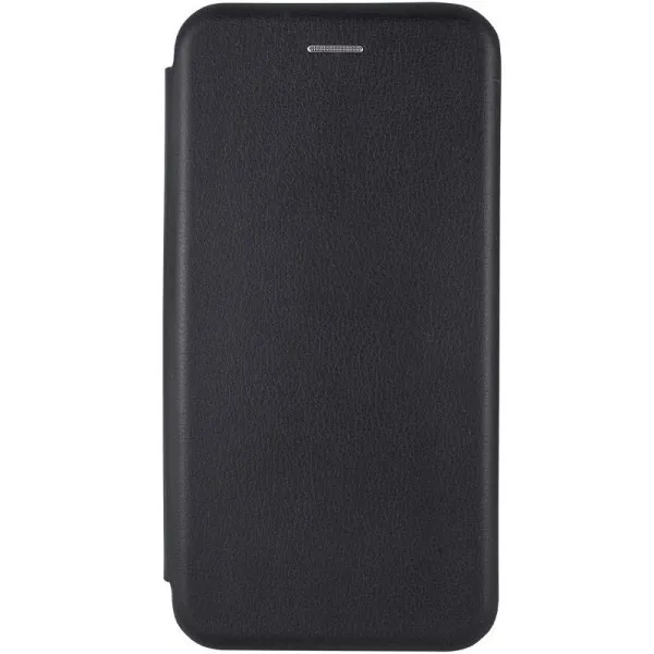 Кожаный чехол-книжка Classy для Xiaomi Redmi Note 10 5G / Poco M3 Pro — Черный — фото 1