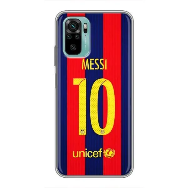 Чехол с принтом «Messi Barca 10» для Xiaomi Redmi Note 10 5G