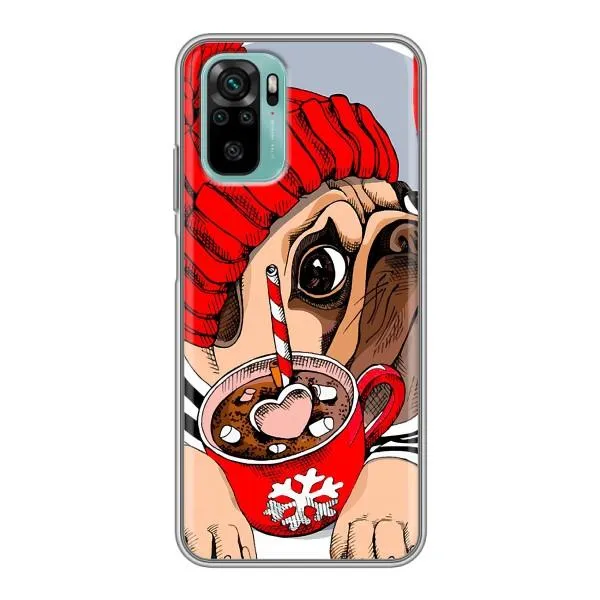 Чехол с принтом «Собачка в шапке» для Xiaomi Redmi Note 10 5G