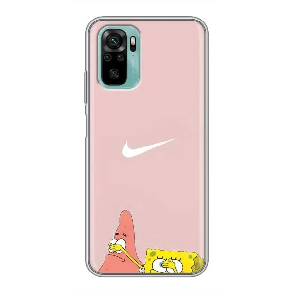 Чехол с принтом «Патрик и Губка» для Xiaomi Redmi Note 10 5G