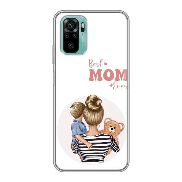 Чехол с принтом «Мама и сын» для Xiaomi Redmi Note 10 5G Чехол с принтом «Мама и сын» для Xiaomi Redmi Note 10 5G