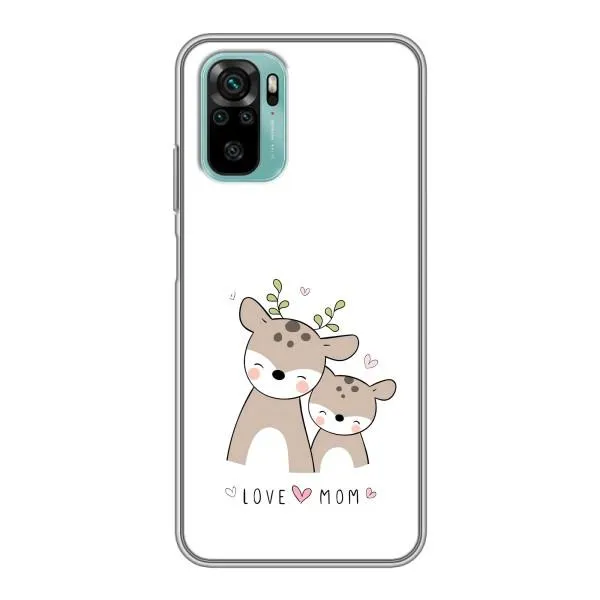 Чехол с принтом «Оленята мама и малыш» для Xiaomi Redmi Note 10 5G Чехол с принтом «Оленята мама и малыш» для Xiaomi Redmi Note 10 5G