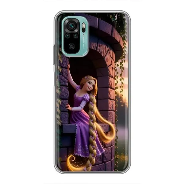 Чехол с принтом «Рапунцель на башне» для Xiaomi Redmi Note 10 5G