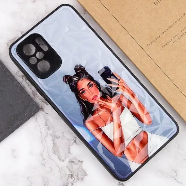 TPU+PC чехол Prisma Ladies для Xiaomi Redmi Note 10 Pro / 10 Pro Max — Black in White — фото 4