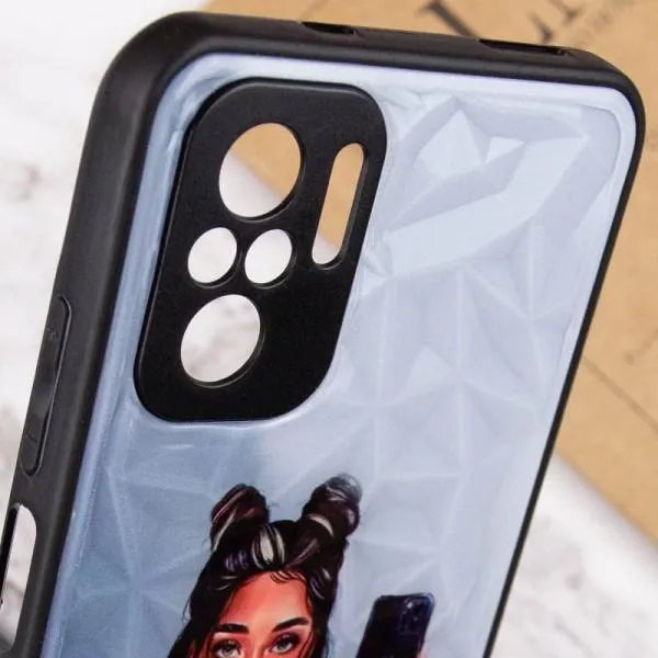 TPU+PC чехол Prisma Ladies для Xiaomi Redmi Note 10 Pro / 10 Pro Max — Black in White — фото 5