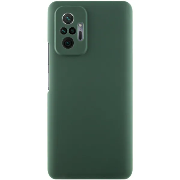 Чехол Silicone Cover Lakshmi Full Camera (AAA) для Xiaomi Redmi Note 10 Pro / 10 Pro Max — Зеленый — фото 1